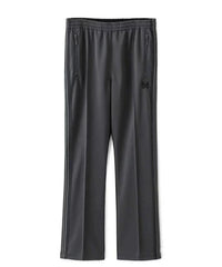 Needles Style Embroidered Butterfly Tonal Stripe Track Pants - Dark Grey
