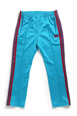 Needles Style Embroidered Butterfly Side-Tape Track Pants - Bright Blue/Red