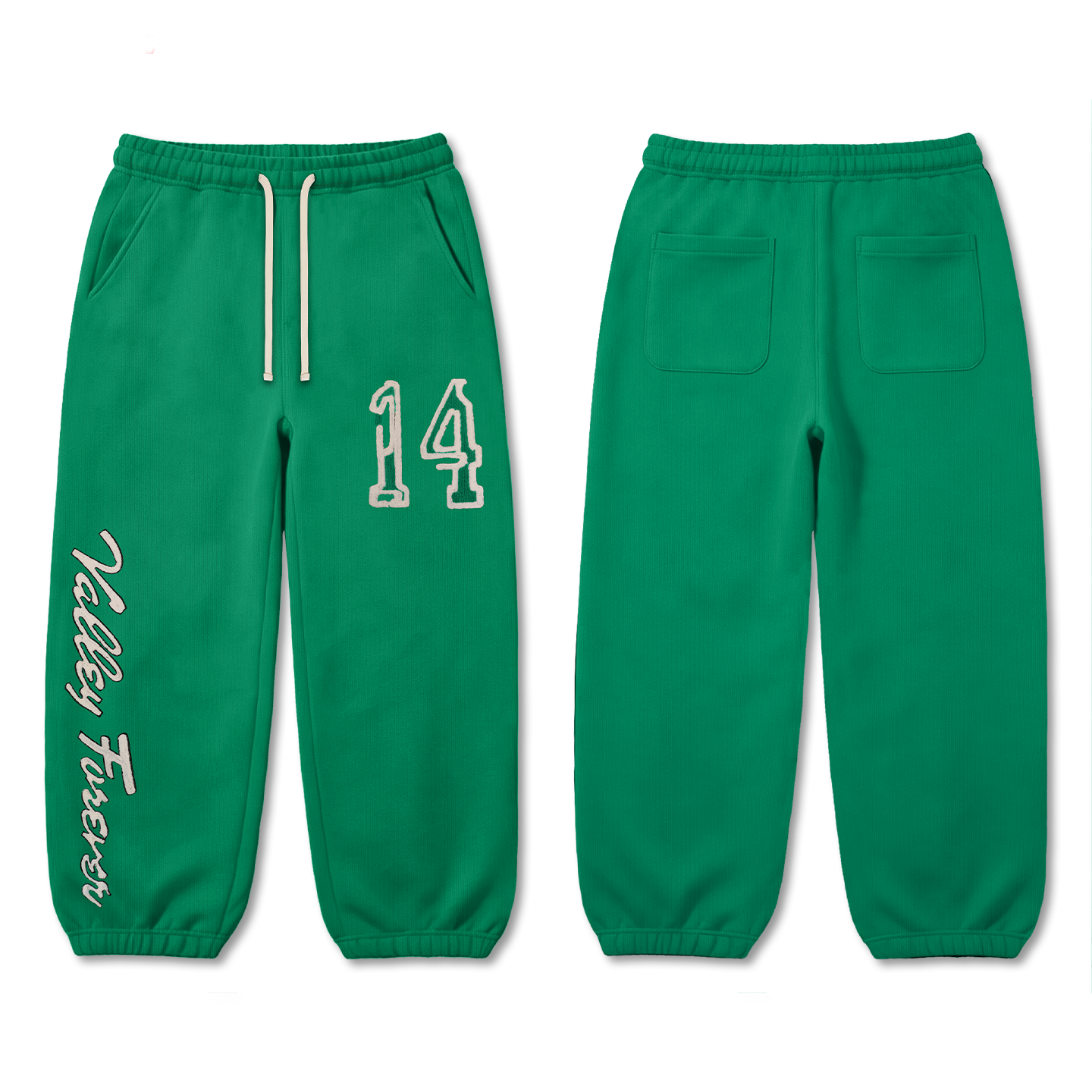 Vale Forever Green Number 14 Printed Jogger Sweatpants