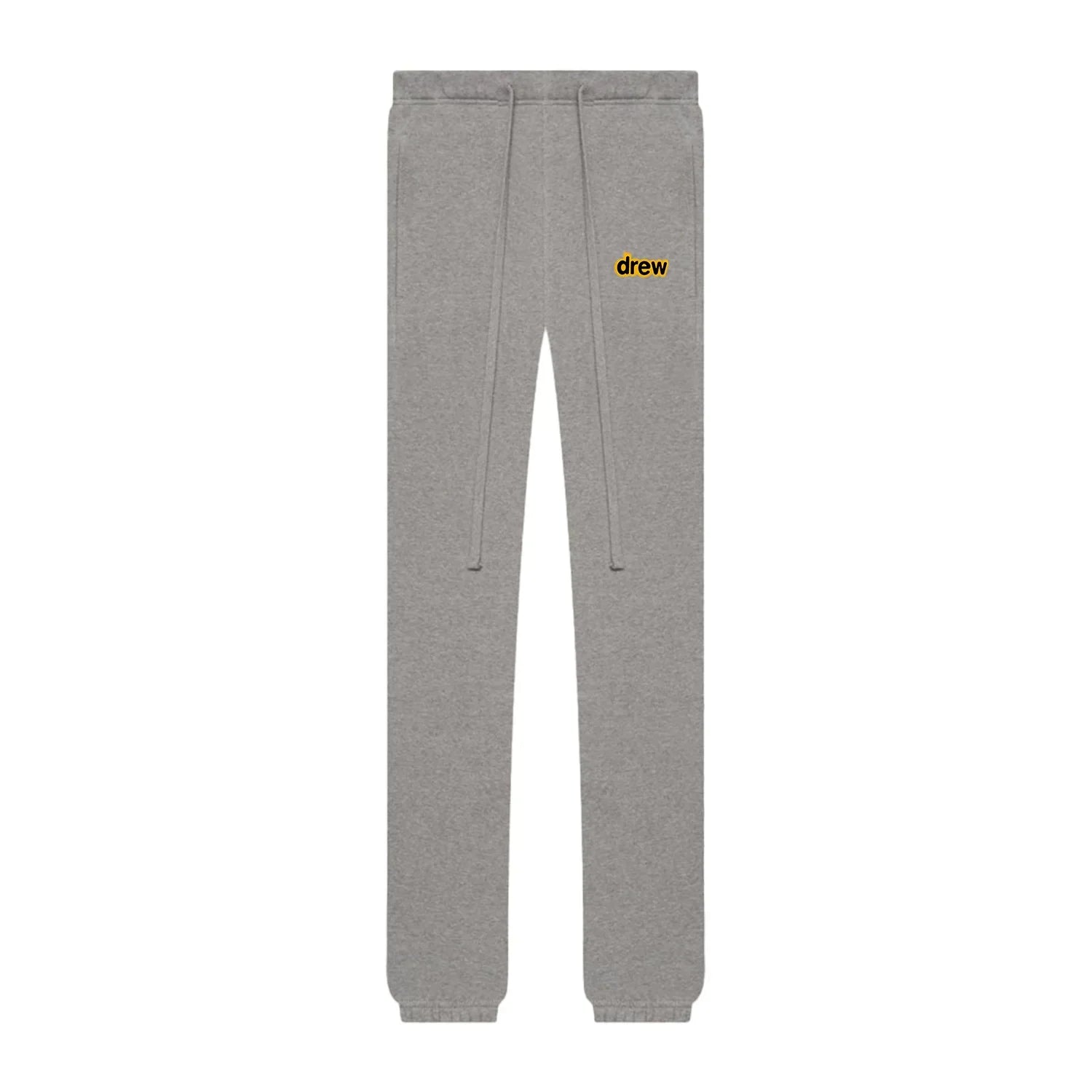 Drew Dark Oatmeal Logo Lightweight French Terry Joggers